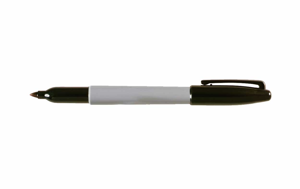 marcador permanente sharpie fino