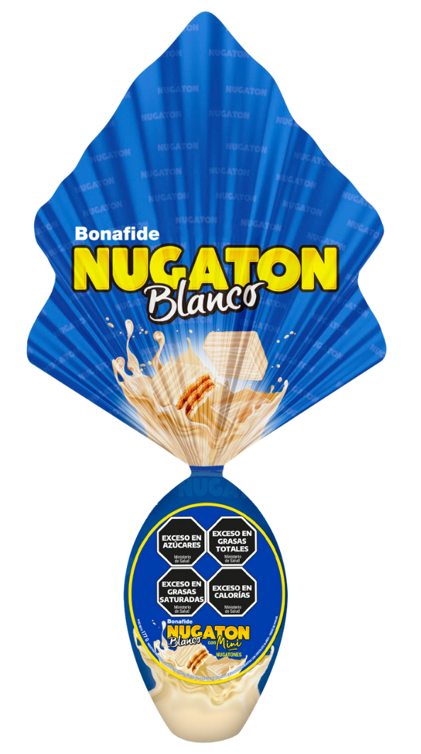 HUEVO BONAFIDE, NUGATON BLANCO X 177 GRS