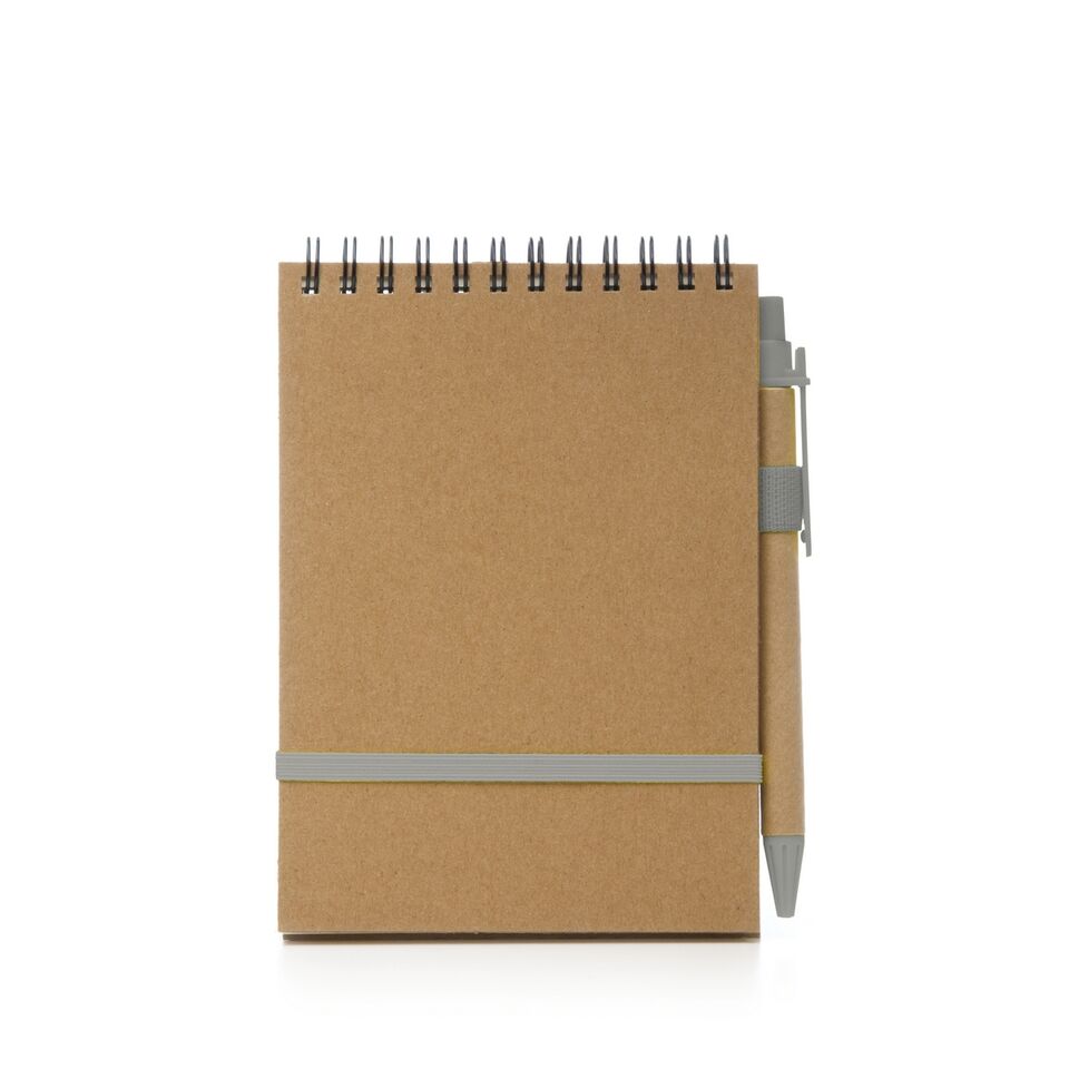 cuaderno eco1 espiralado a6 c/boligrafo